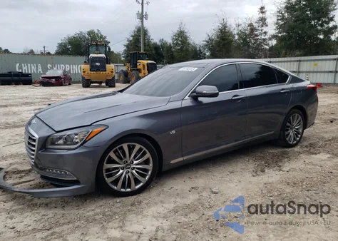 2017 Genesis G80 Ultimate from USA, damaged, VIN KMHGN4JF7HU174836